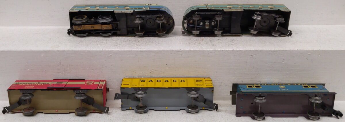 Marx 9629 Vintage O Gauge Diesel Locomotive Freight Starter Set VG/Box