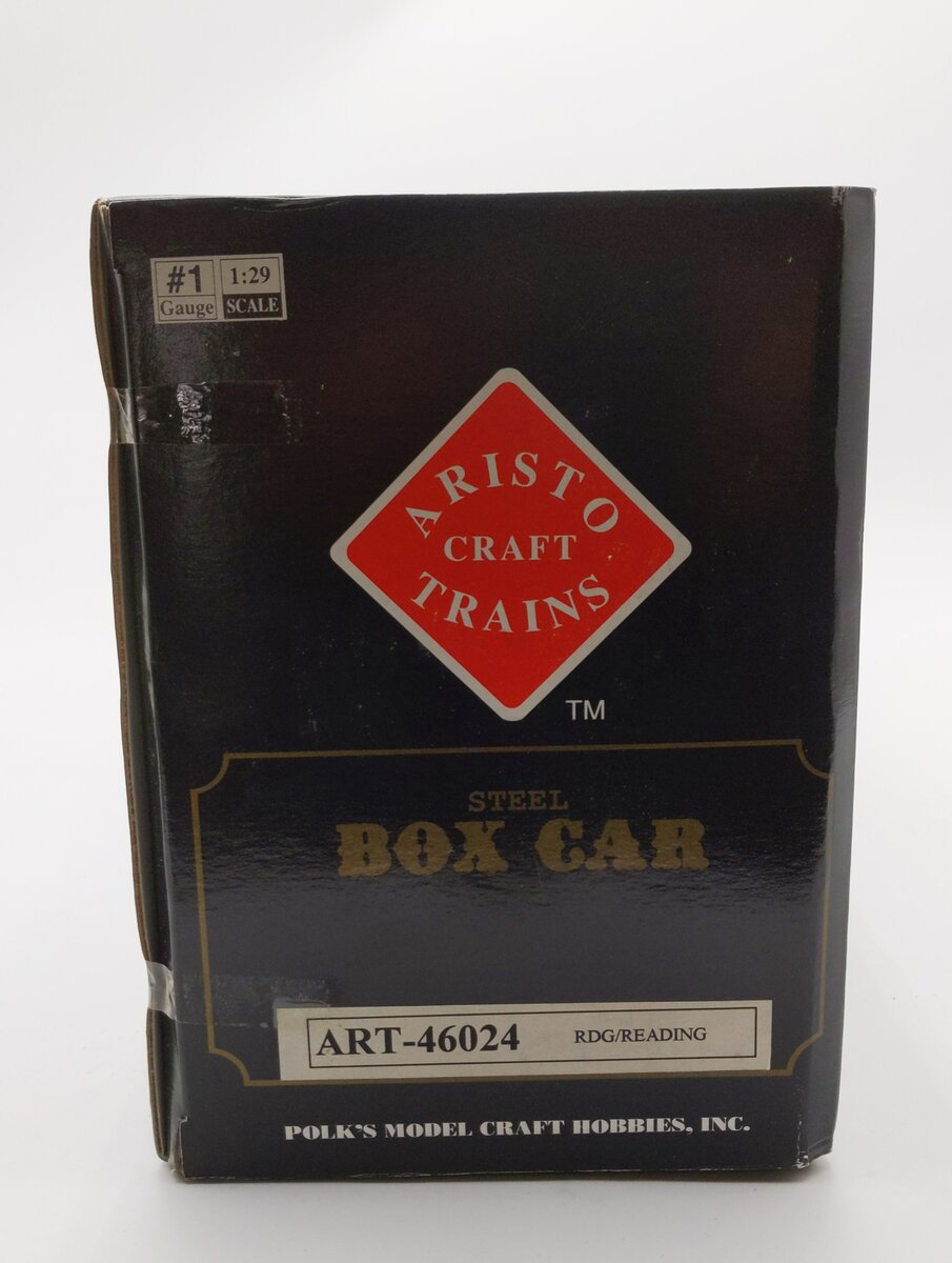 Aristo-Craft 46024 G Scale Reading Steel-Side Boxcar EX/Box