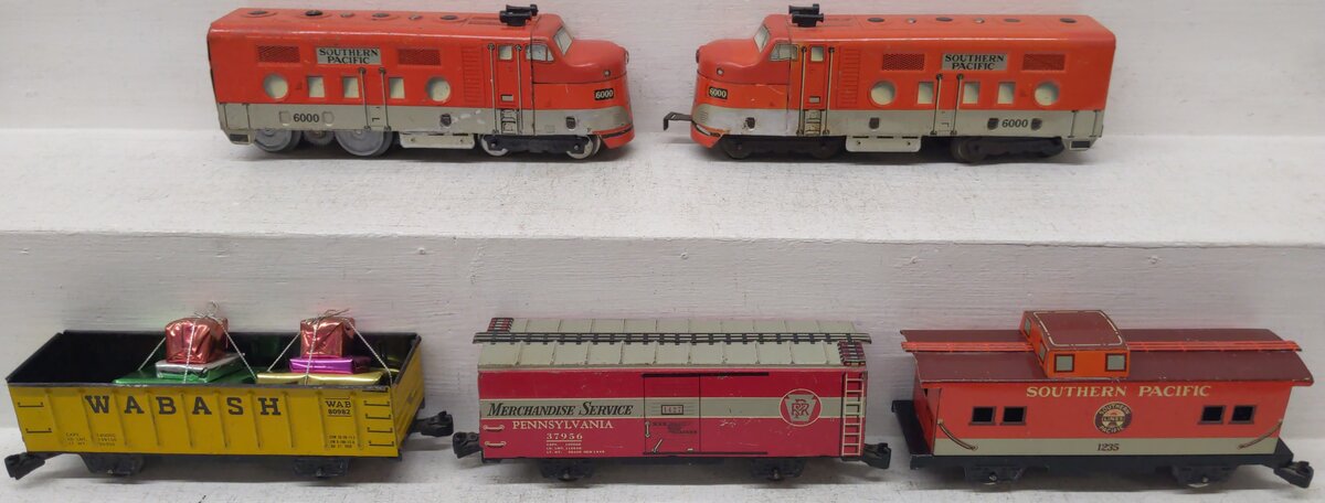 Marx 9500 Vintage O Southern Pacific Diesel Freight Train Set