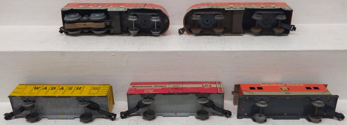 Marx 9500 Vintage O Southern Pacific Diesel Freight Train Set