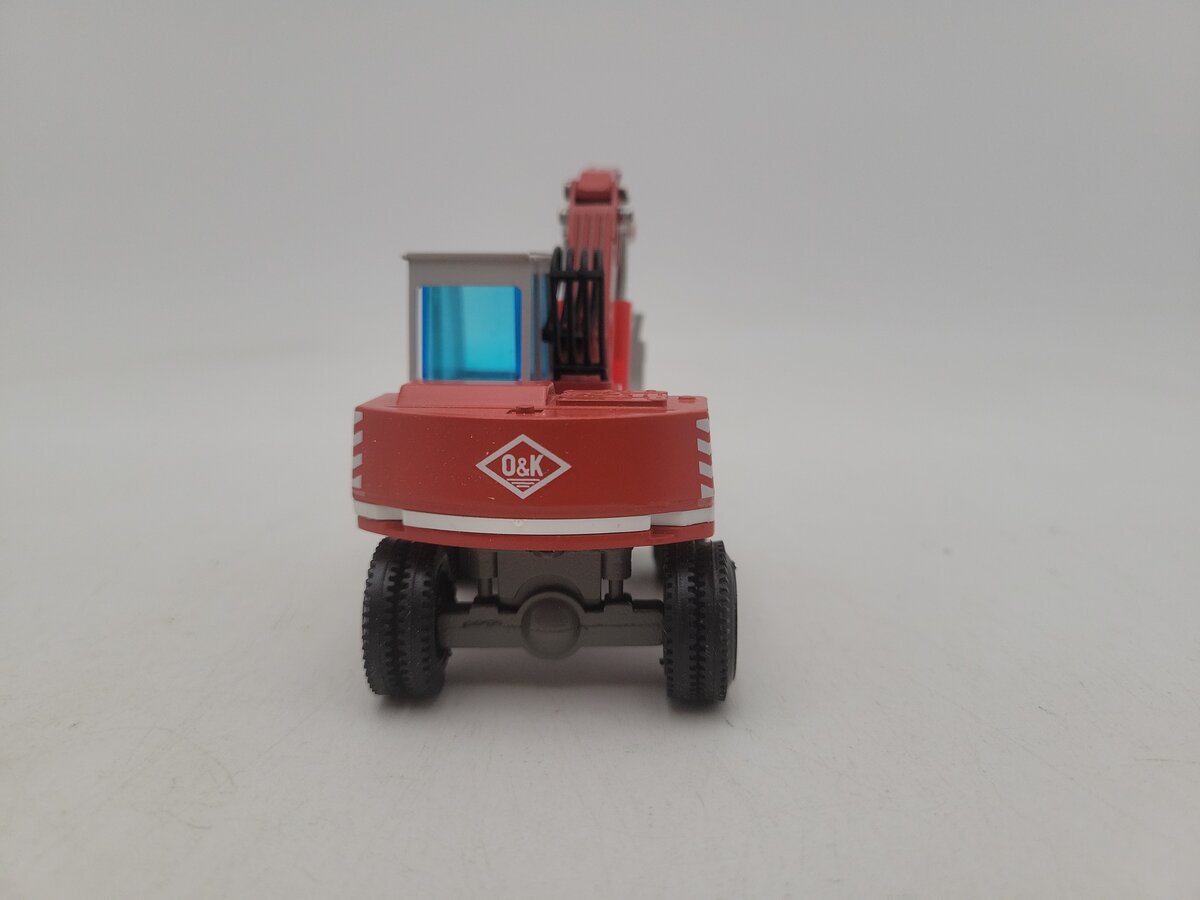 NZG 162 1:50 Scale O & K Red MH4 Mobile Wheel Excavator Die Cast Model NIB
