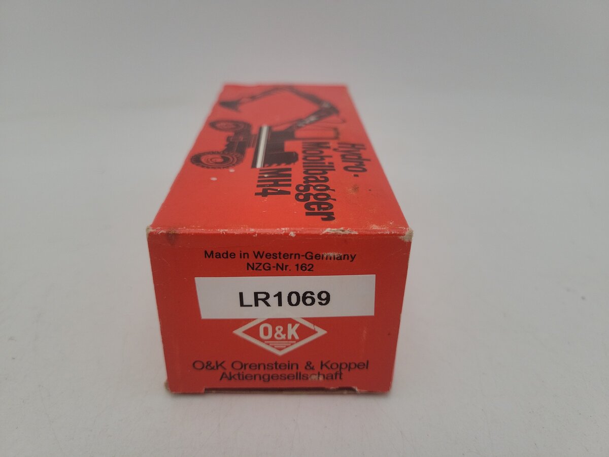 NZG 162 1:50 Scale O & K Red MH4 Mobile Wheel Excavator Die Cast Model NIB