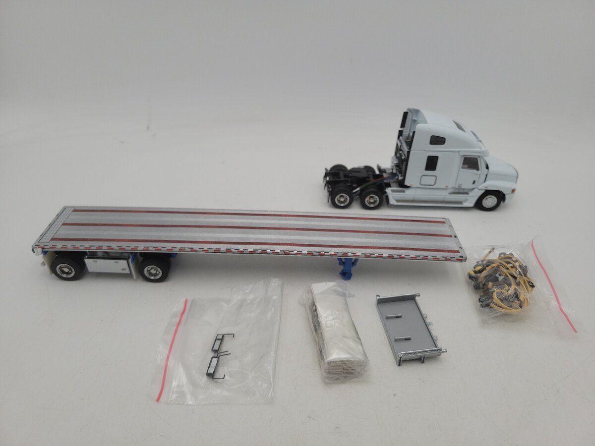 Sword Models SW2059-W 1:50 Scale White Freightliner Century Truck W/East Flatbed LN/Box