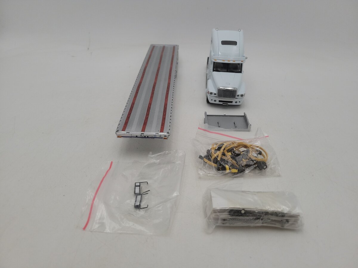 Sword Models SW2059-W 1:50 Scale White Freightliner Century Truck W/East Flatbed LN/Box