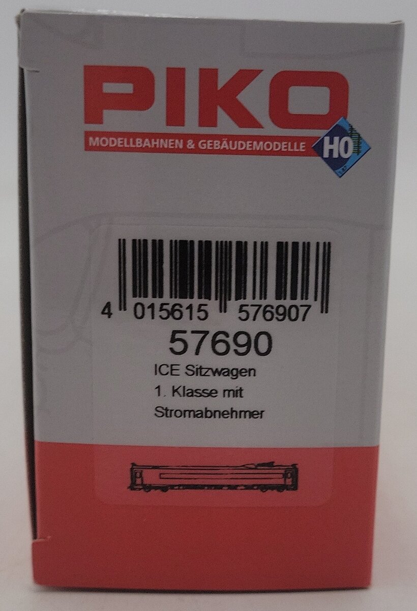 Piko 57690 HO ICE 3 1st Class Car with Pantograph DB V LN/Box