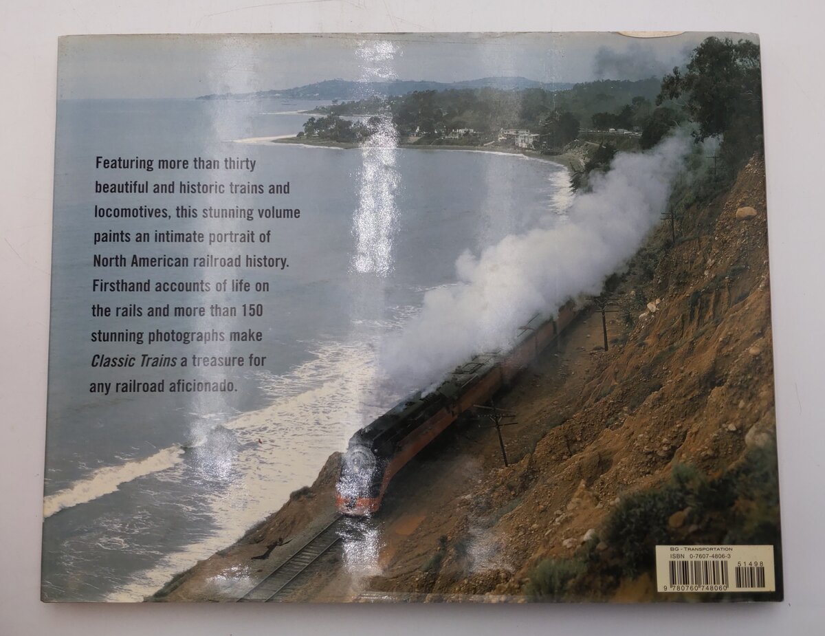 Classic Trains Hardcover Book By Hans Halberstaot