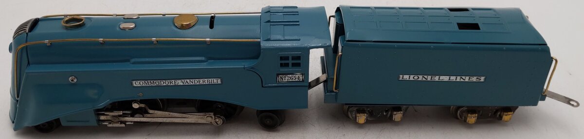 Lionel 265E Vintage O Prewar LL Commodore Vanderbilt Steam Locomotive w/Tender