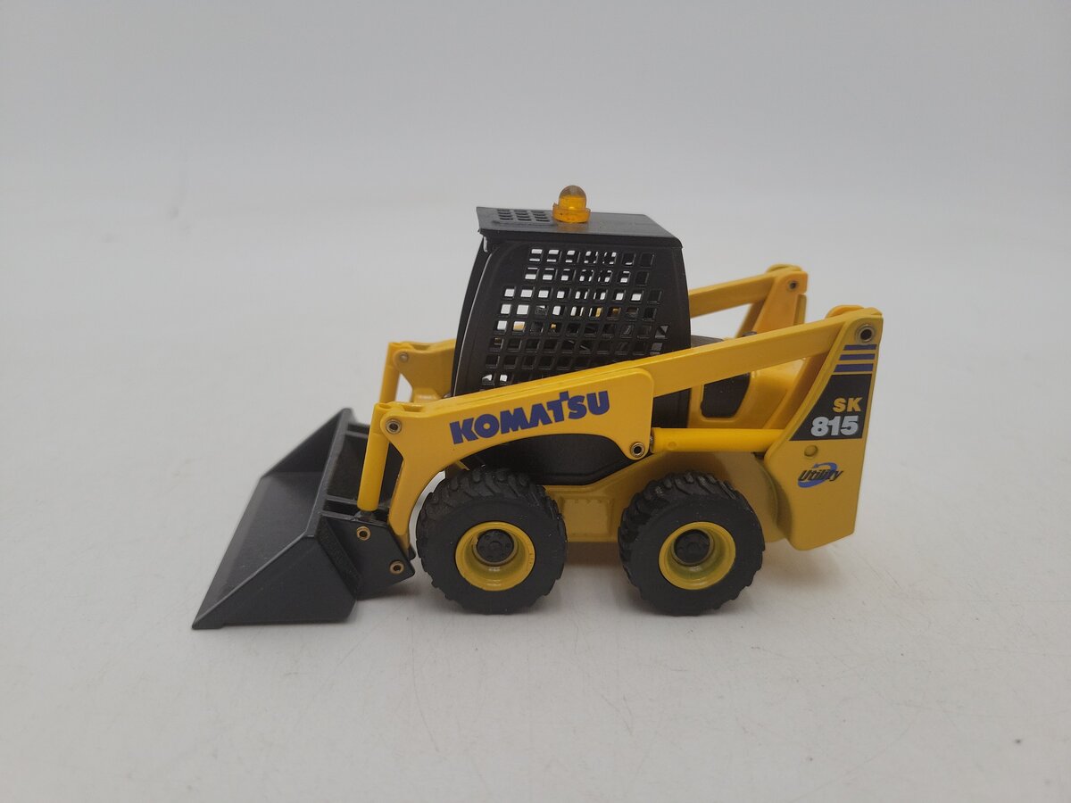 Komatsu SK815 1:32 Scale Yellow Komatsu Skid 815 Steer Loader Diecast Model EX/Box