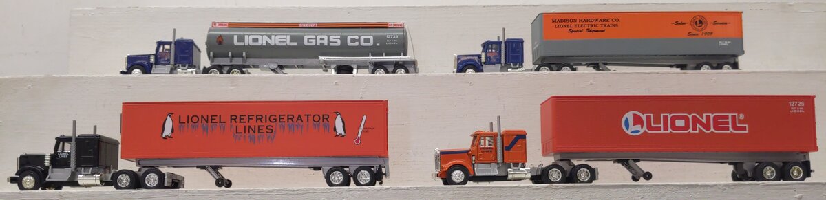 Lionel O Gauge Assortment Lot: 6-12739, 6-52025, 6-12891, 6-12725 [4] EX/Box