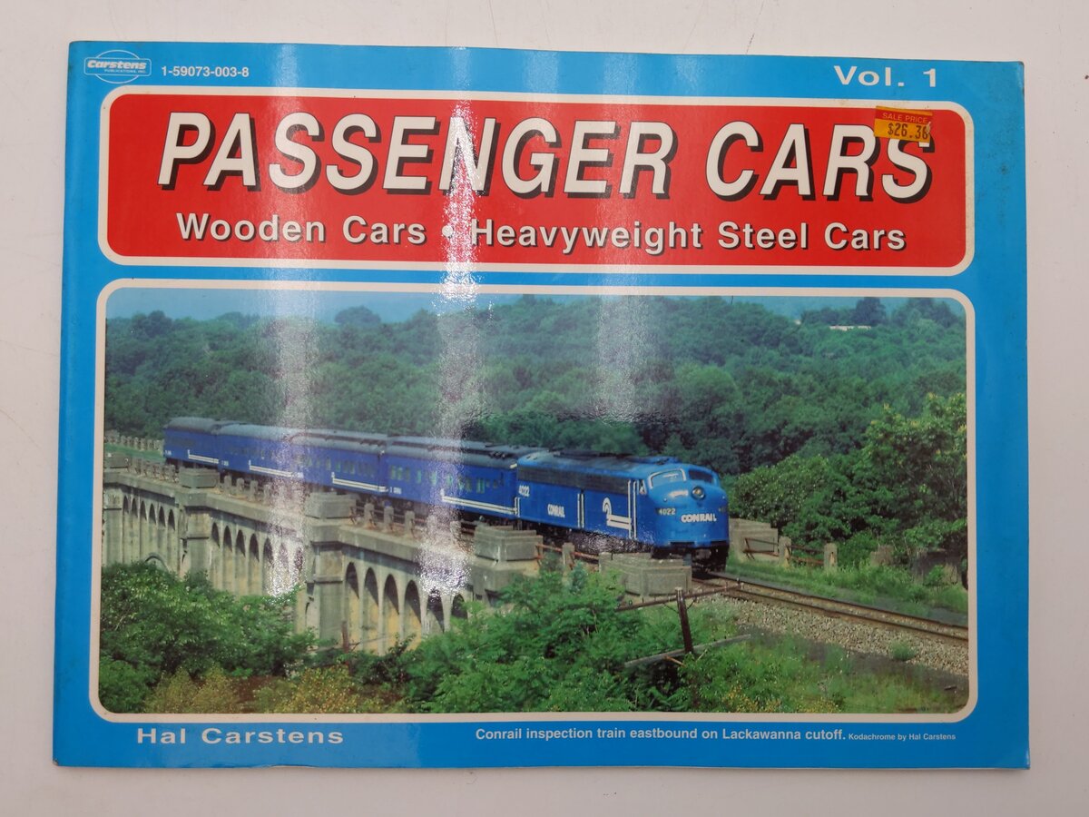 Passenger Cars Vol.1 Hardcover Book By Hal Carstens EX