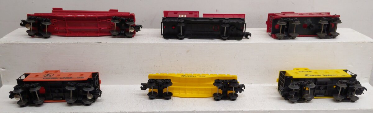 Lionel O Gauge Assorted Freight Cars #16325/9020/6047/16536/6508 [6] EX