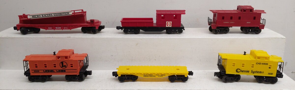 Lionel O Gauge Assorted Freight Cars #16325/9020/6047/16536/6508 [6] EX