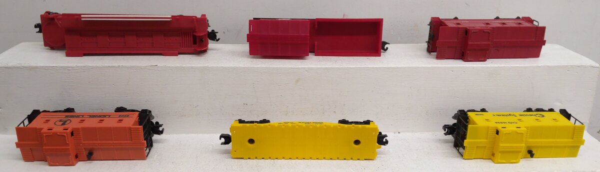 Lionel O Gauge Assorted Freight Cars #16325/9020/6047/16536/6508 [6] EX