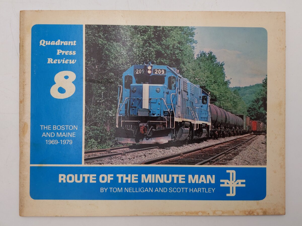 Quadrant Press Review #8 Route of the Minute Man By Tom Nelligan, Scott Hartley VG