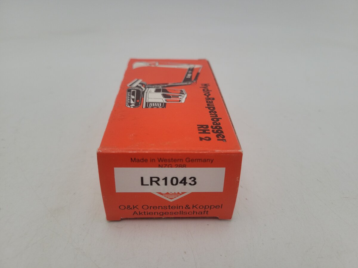 NZG 288 1:50 Scale Red/Gray O&K RH 2 Mini Excavator Raupenbagger Die Cast Model EX/Box