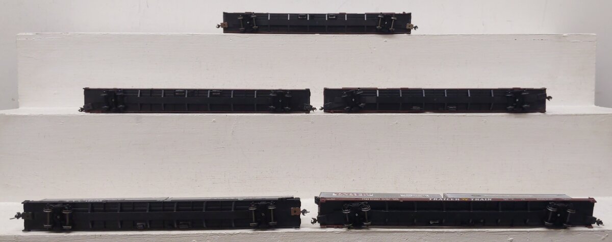 HO Scale Trailer-Flatcars with Trailers [5] VG