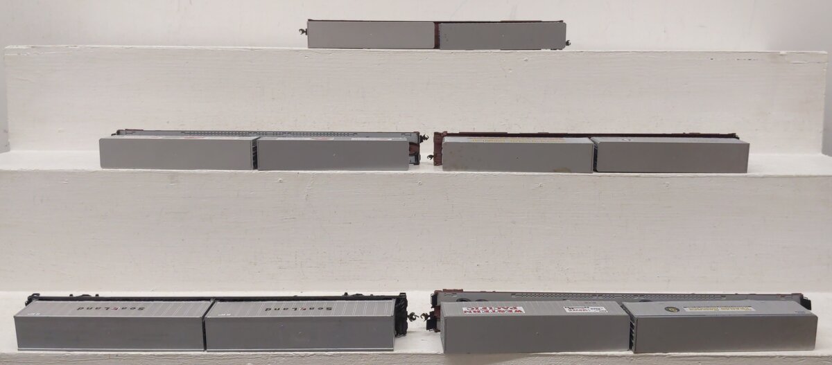 HO Scale Trailer-Flatcars with Trailers [5] VG