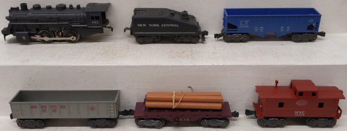 Allstate 9816 Vintage O Gauge Steam Locomotive Freight Set/Box