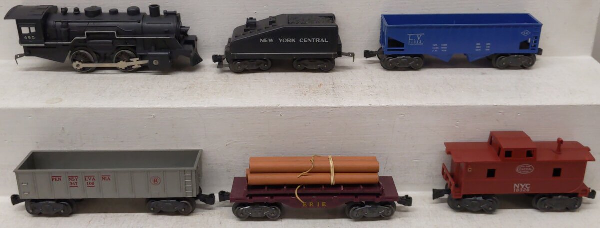 Allstate 9816 Vintage O Gauge Steam Locomotive Freight Set/Box