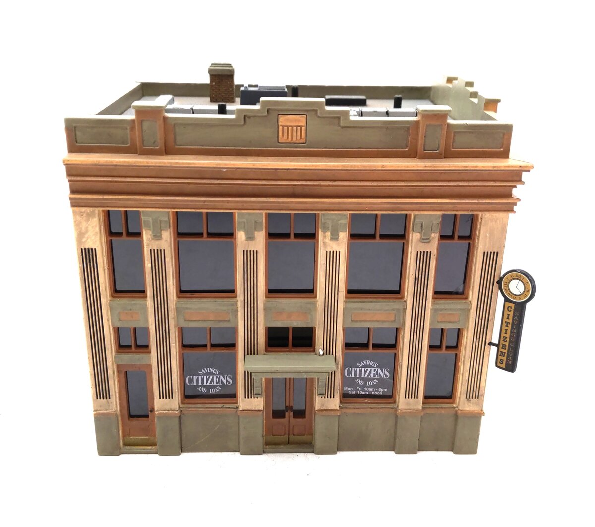 Woodland Scenics BR5033 HO Built-&-Ready Citizens Savings and Loan Building EX