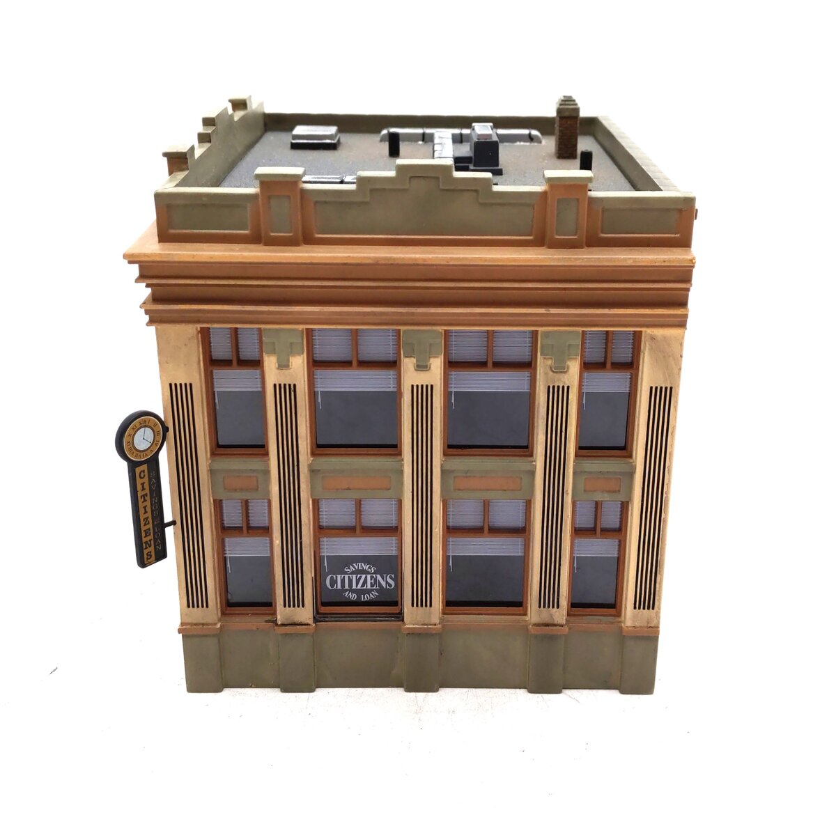 Woodland Scenics BR5033 HO Built-&-Ready Citizens Savings and Loan Building EX