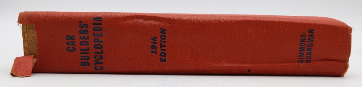 Car Builders' Cyclopedia- 19th Edition Book By Simmons-Boardman Publication