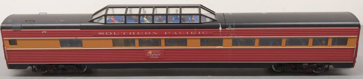 USA Trains 31096-2 G Southern Pacific Daylight Vista Dome Pass Car #3 VG/Box