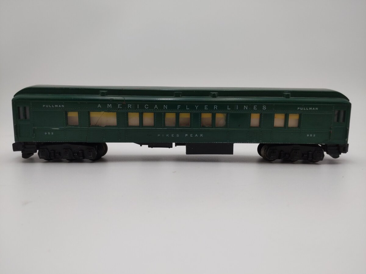 American Flyer 952 Vintage S Pikes Peak Heavyweight Pullman Car