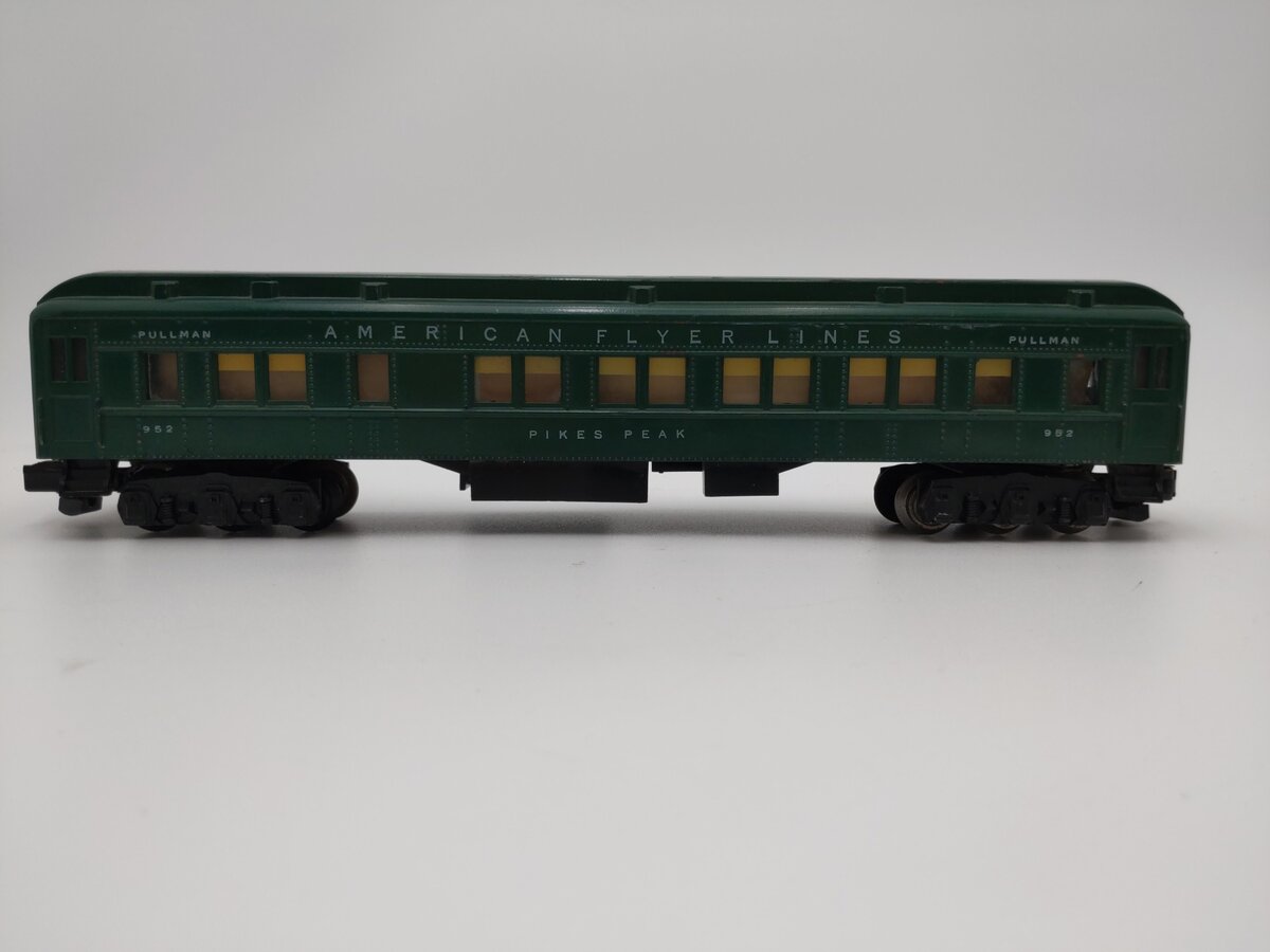 American Flyer 952 Vintage S Pikes Peak Heavyweight Pullman Car