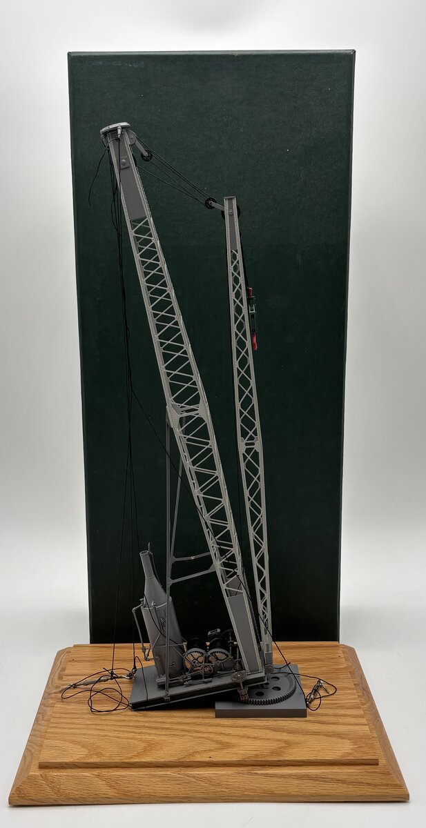 CCM 518 Brass American Hoist & Derrick Steam Powered Crane VG/Box