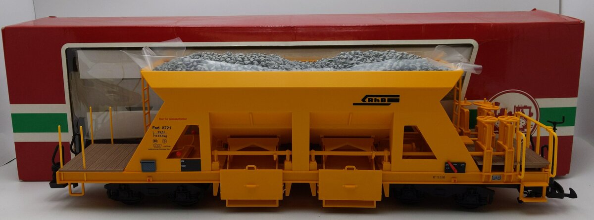 LGB 46690 RhB Self Unloading Car LN/Box