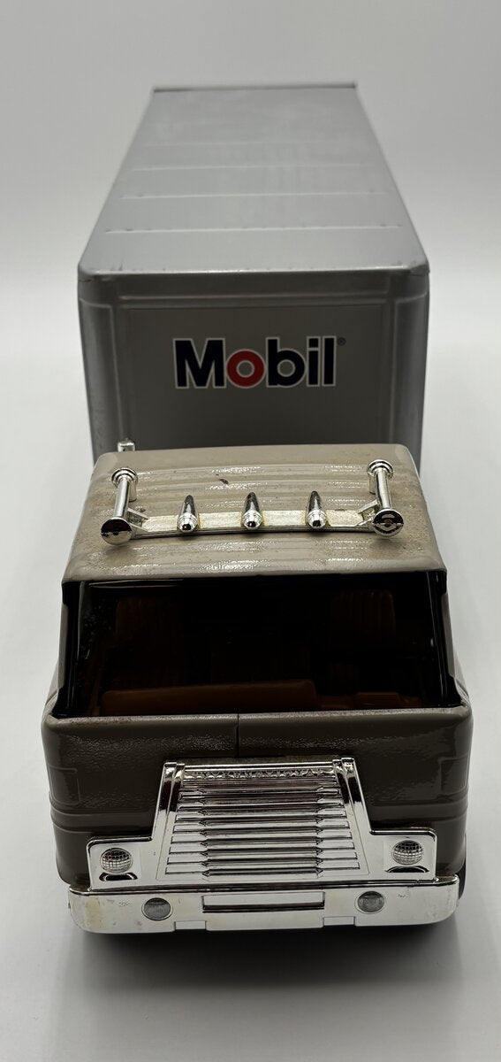 Ertl STK-4400 1:24 Mobil Oil Corp. Semi Tractor & Box Trailer VG/Box