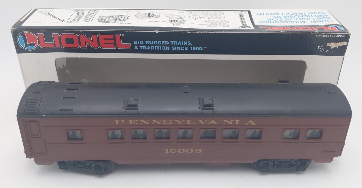 Lionel 6-16002 O Gauge Pennsylvania Tuscan Coach Car #16002 EX/Box