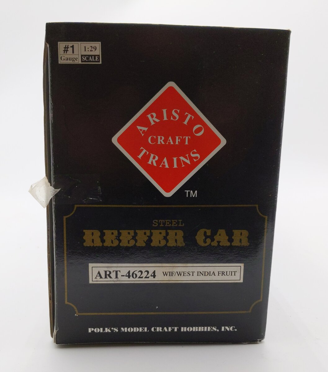 Aristo-Craft 46224 G Scale West India Fruit Refrigerator Car LN/Box
