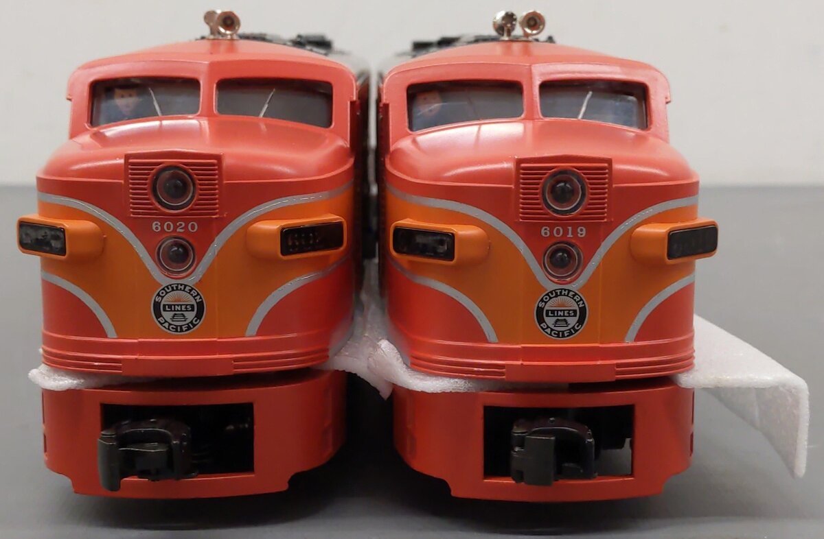 MTH 20-2022-1 O Southern Pacific Alco PA AA Diesel Set w/PS1#6019/6020 EX/Box