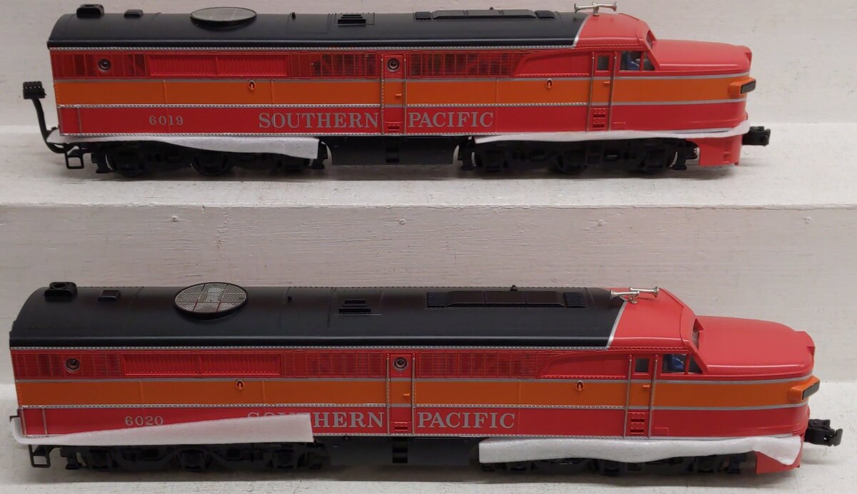 MTH 20-2022-1 O Southern Pacific Alco PA AA Diesel Set w/PS1#6019/6020 EX/Box