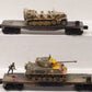 Lionel & Other O Gauge Assorted Custom Painted Flat Cars with Military Load [6]