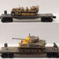 Lionel & Other O Gauge Assorted Custom Painted Flat Cars with Military Load [6]