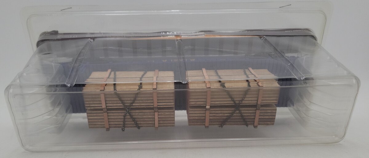 Menards 279-0840 O Gauge Alaska Flatcar W/ Lumber Load EX