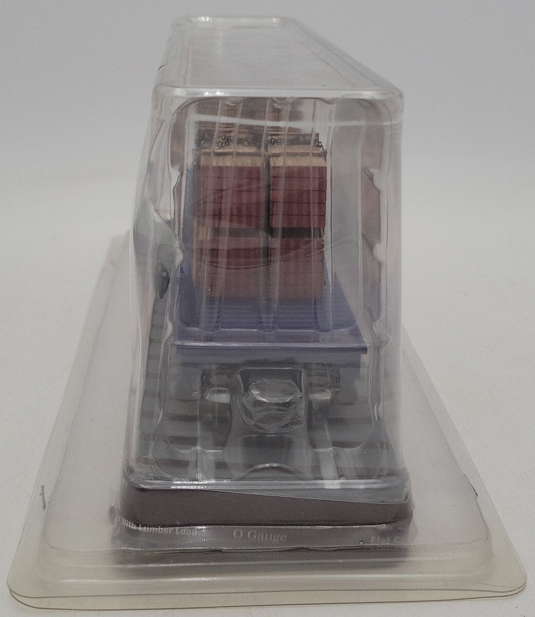 Menards 279-0840 O Gauge Alaska Flatcar W/ Lumber Load EX