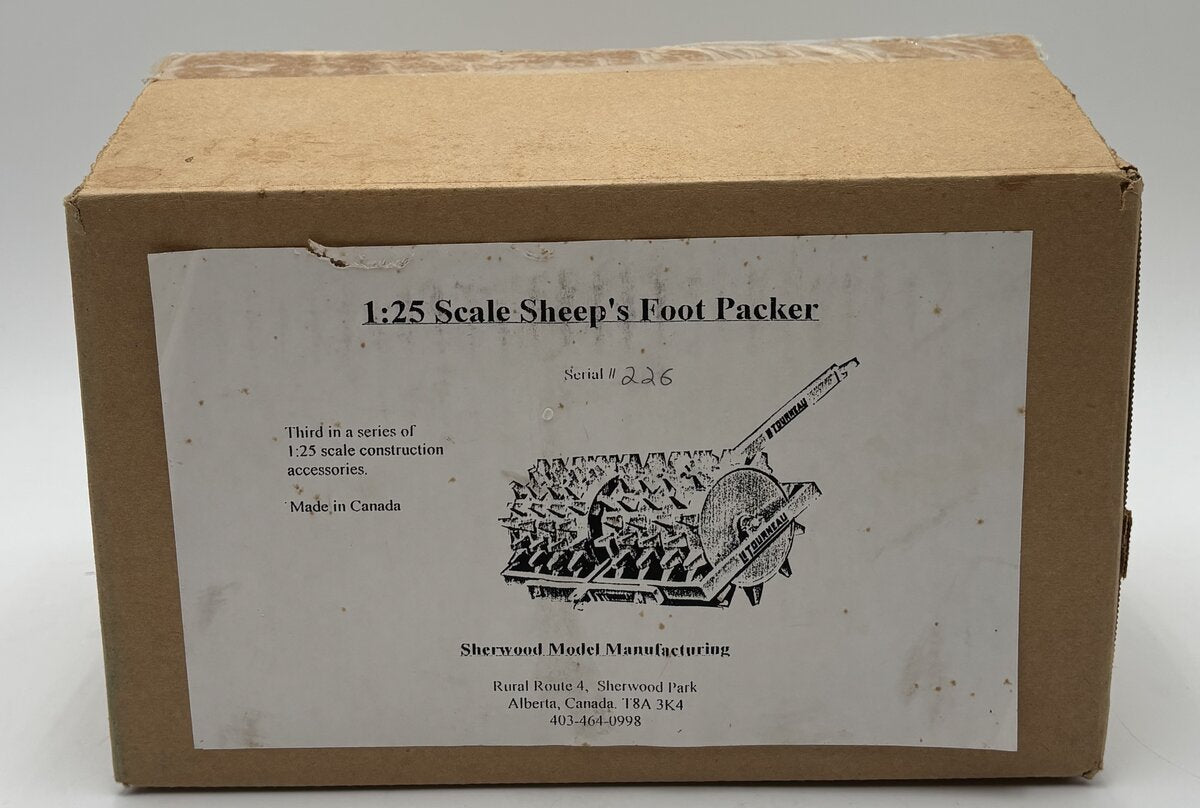 Sherwood Models 1:25 LeTourneau Sheep's Foot Packer LN/Box