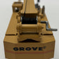 NZG 152 1:55 Scale Yellow Model TM 1500 Diecast Extendable Boom Crane W/Emblem LN/Box