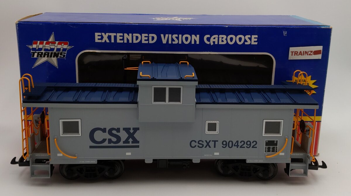 USA Trains R12112 G CSX Extended Vision Caboose #904292