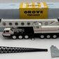 NZG 152 1:55 Scale Yellow Model TM 1400 Die-Cast Extendable Boom Crane W/Emblem LN/Box