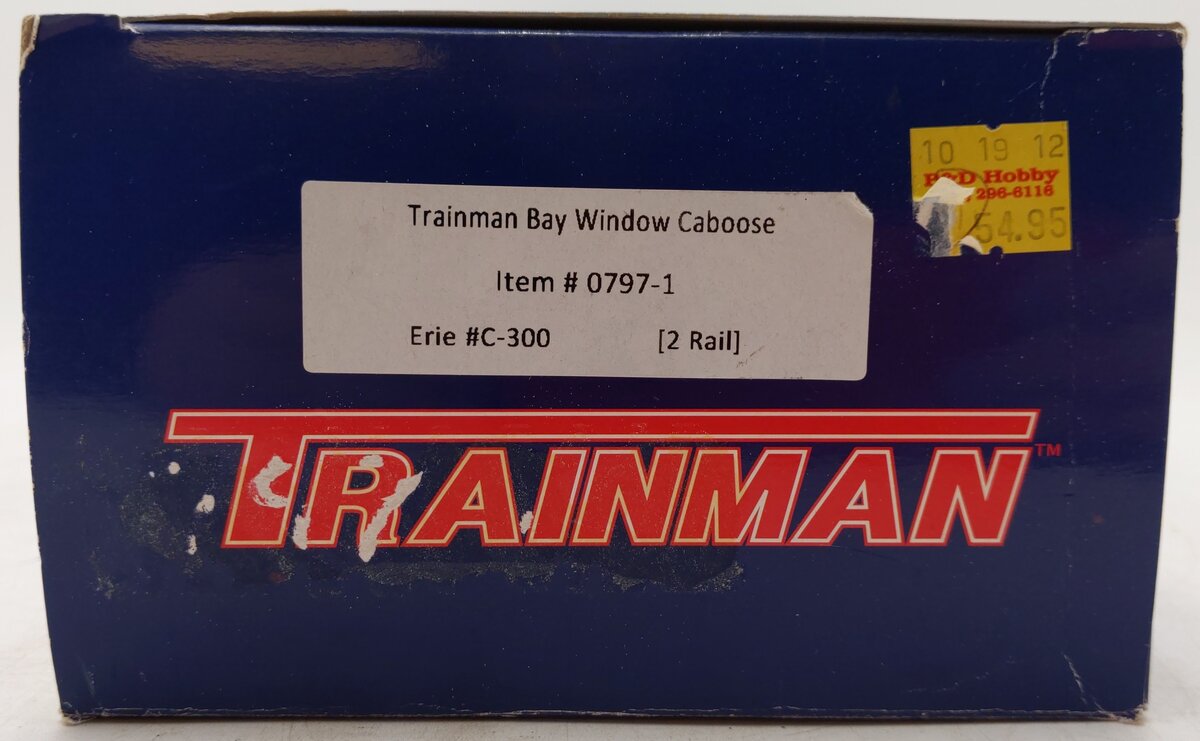 Atlas 0797-1 O Scale 2 Rail Erie Radio Equipped Caboose Car #C300 VG/Box