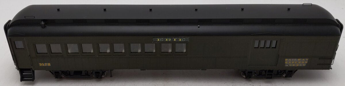 Atlas 2001250 O Gauge Custom Erie Trainman 60' Combine Passenger Car (2-Rail) VG/Box