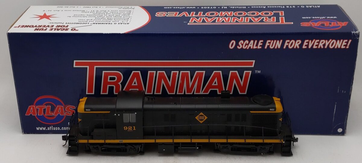 Atlas 20043003 O Scale 2 Rail Erie Diesel Locomotive #921 VG/Box