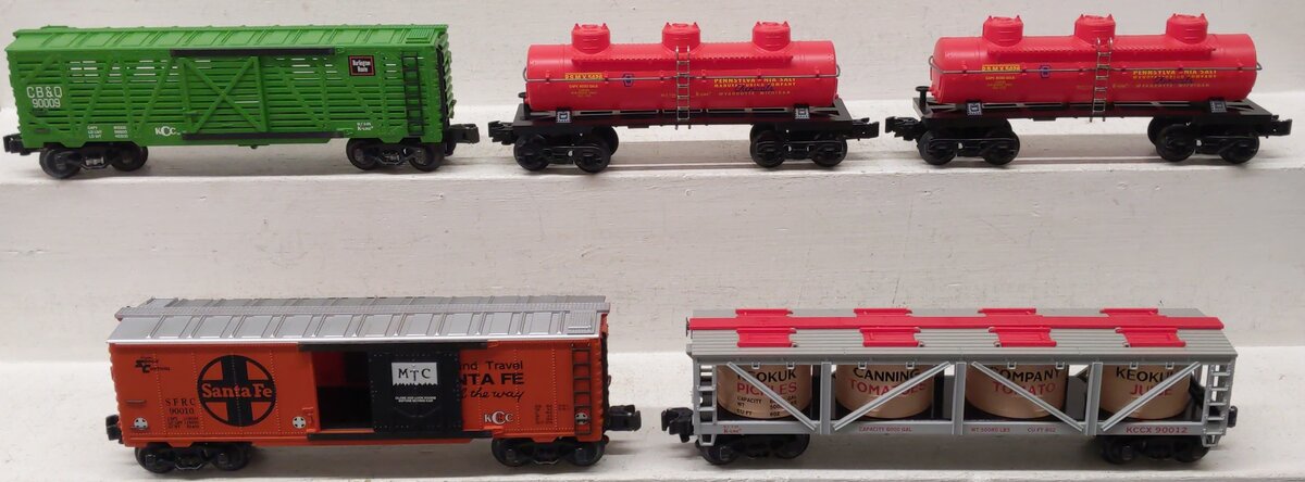 K-Line O Gauge Assorted Freight Cars 5426, 90012, 90009, 90010 [5] EX/Box
