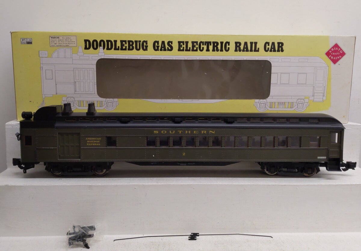 Aristo-Craft ART-21205 Southern Electric Doodlebug Gas Electric Rail Car w/Ligh LN/Box
