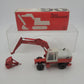Conrad 2898 1:50 Scale Red Tracked Excavator Poclain B 90 Construction Equipment VG/Box